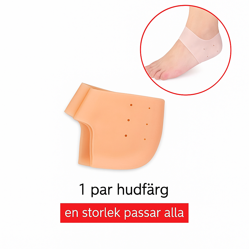 Silikon-hälkuddar och mellanfotsstöd – Ultimat komfort för smärtfria steg