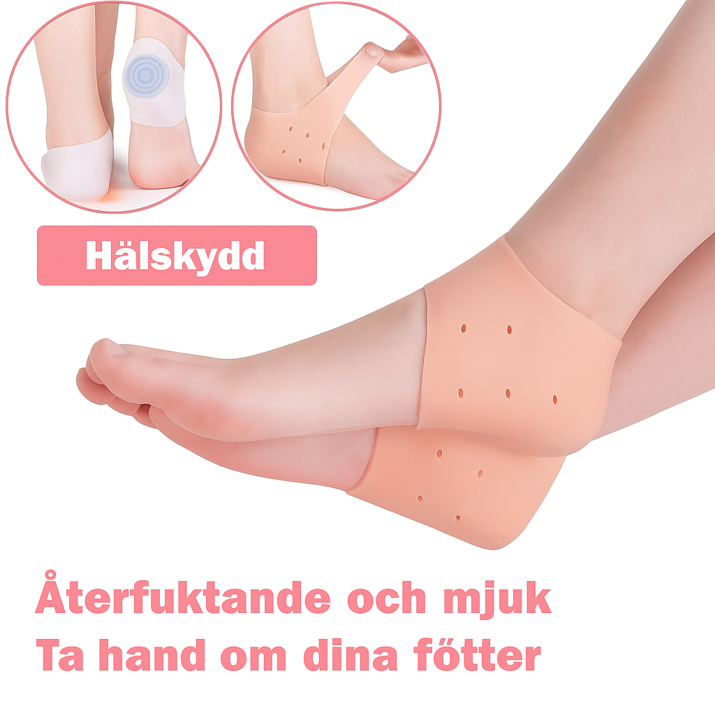 Silikon-hälkuddar och mellanfotsstöd – Ultimat komfort för smärtfria steg