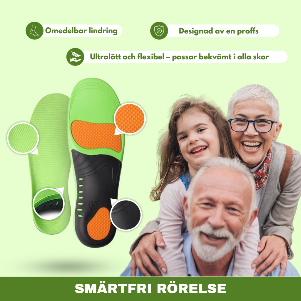 Ortopediska inlägg – Smärtlindrande och stötdämpande