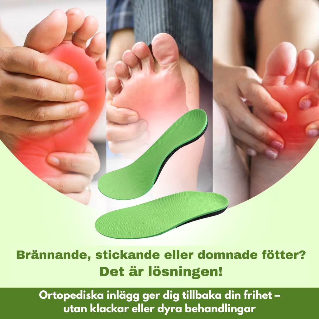 Ortopediska inlägg – Smärtlindrande och stötdämpande