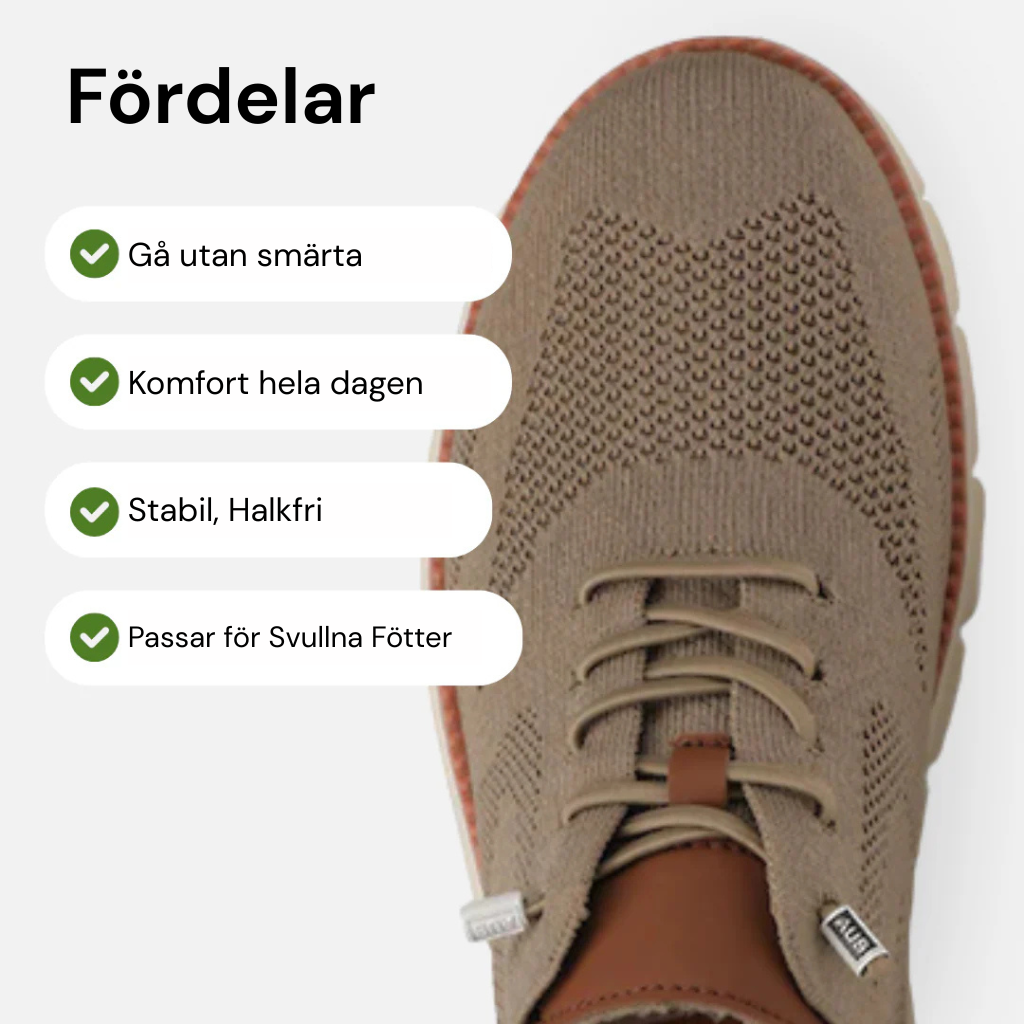 OrthoEase-skor – Utvecklade för att minska trycket på fötterna
